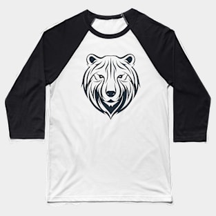 Grizzly Bear Animal Freedom World Wildlife Wonder Vector Graphic Baseball T-Shirt